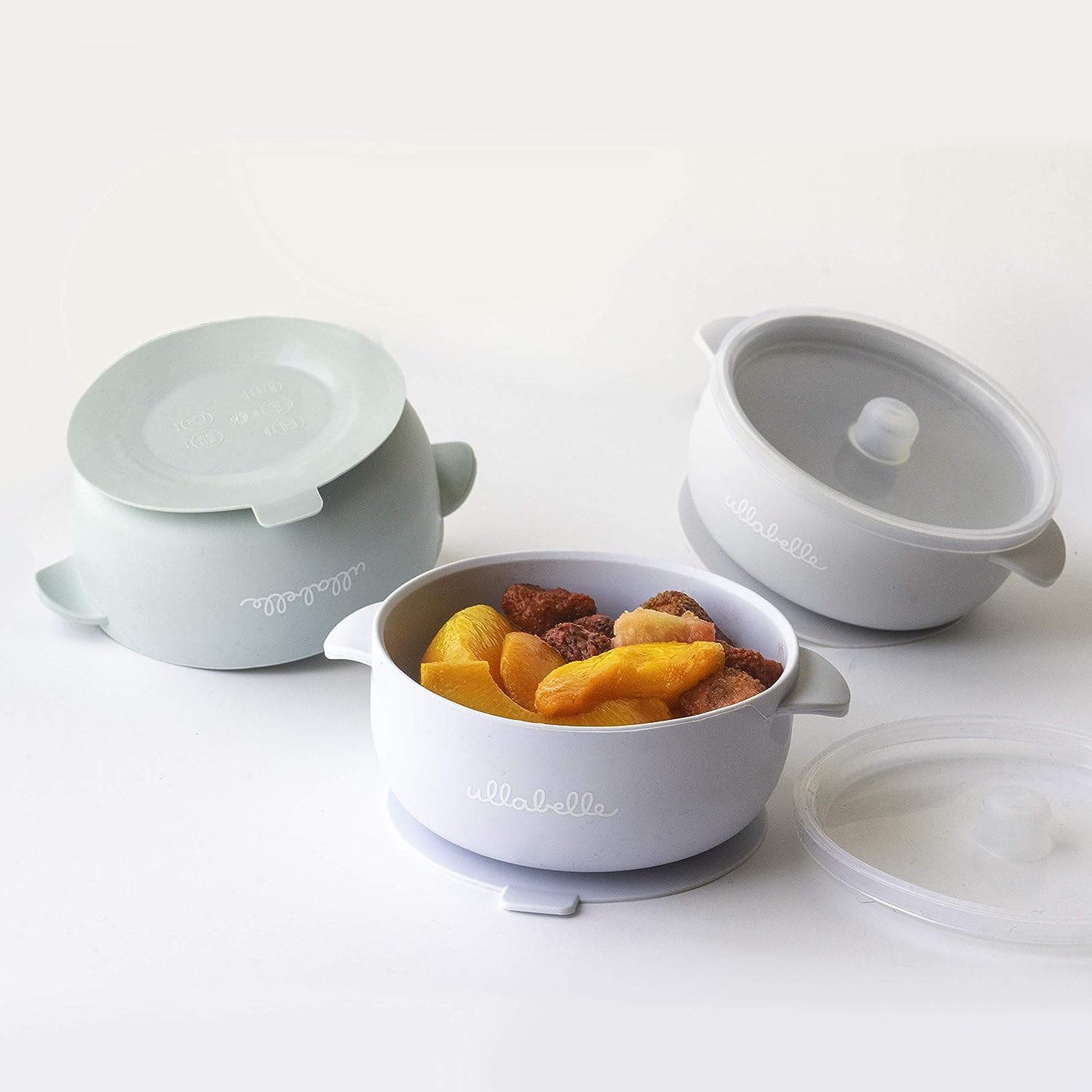 Set of 3 Baby Bowls (Khaki)